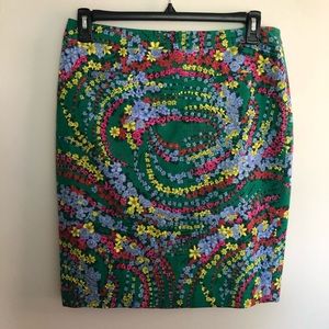 Floral Pencil Skirt